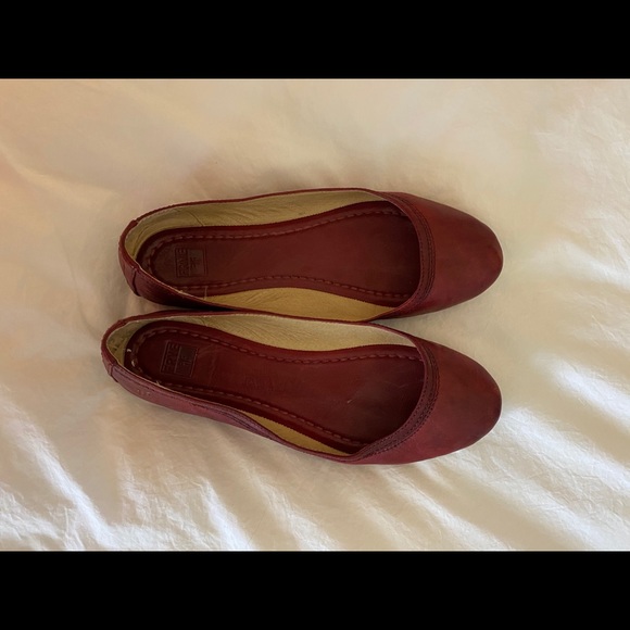 Frye Carson Flat Burnt Red size 8 - Picture 9 of 9